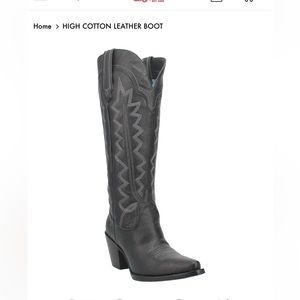 Dingo High Cotton Boots size 8 black